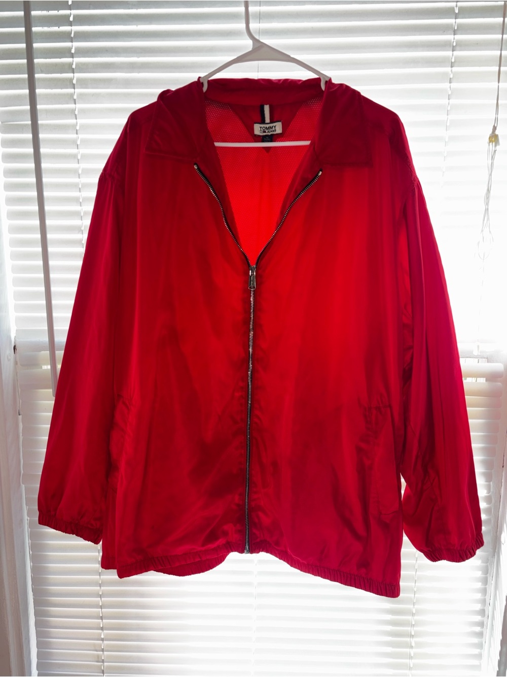 90’s Tommy Hilfiger Red windbreaker